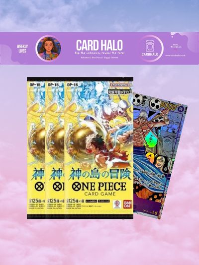 OP 15 - NEW SET One Piece Booster Packs X3